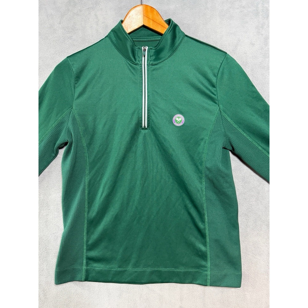 Wimbledon Performance Rapid Wicking 1/4 Zip Pullover Sweatshirt Medium
